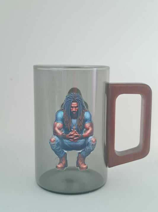 "Meditate on the Lord"350ml Glass Mug
